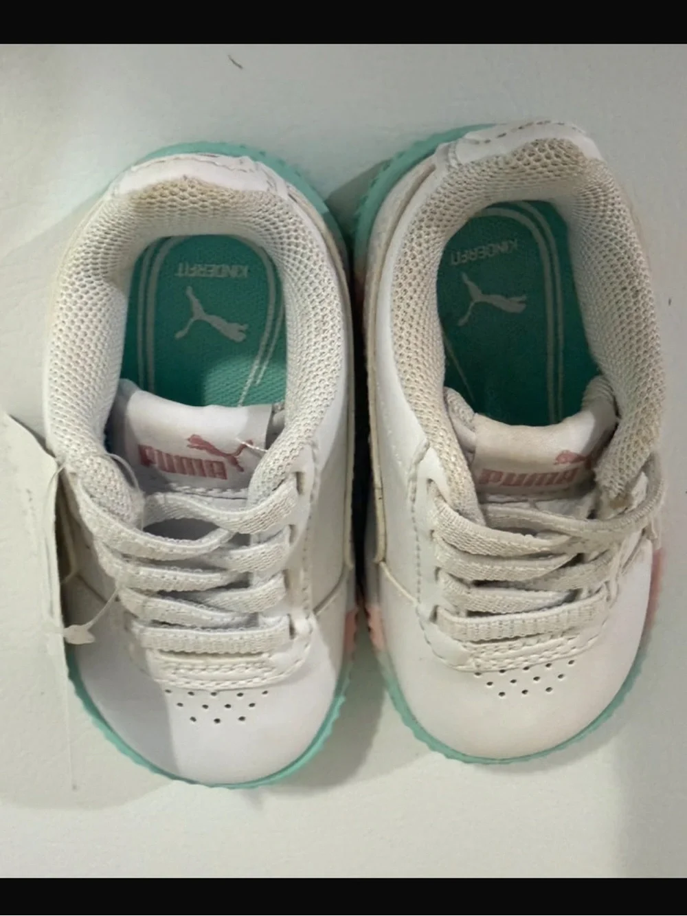 Puma Baby/Toddler White Sneakers Size 3